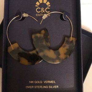 C&C California Earings 14k Gold VerMeil